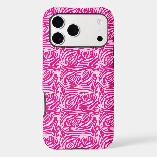 Pink Zebra Print Pattern (Back)