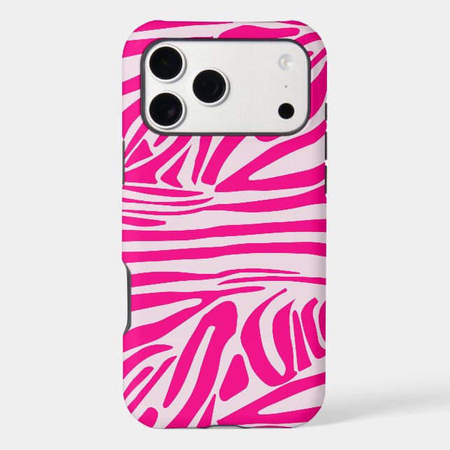 Pink Zebra Print Pattern (Back)