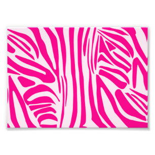 Pink Zebra Print Pattern