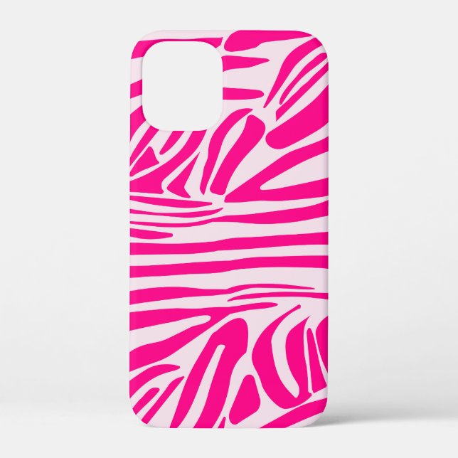 Pink Zebra Print Pattern Case-Mate iPhone Case (Back)