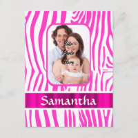 Pink zebra print
