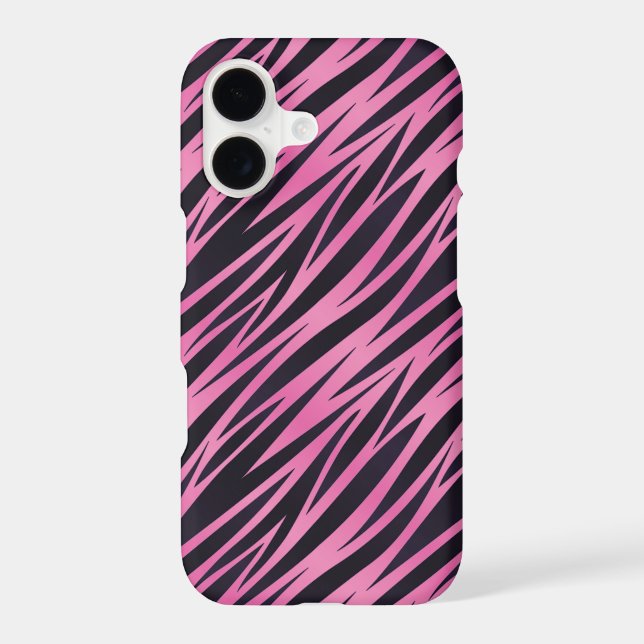 Pink Zebra Stripe Background (Back)