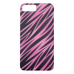 Pink Zebra Stripe Background iPhone 8 Plus/7 Plus Case
