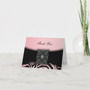 Pink Zebra Thank You Cards