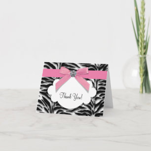 Pink Zebra Thank You Cards