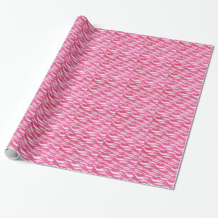 Pink Zebra Wrapping Paper