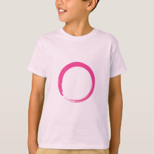 Pink Zen Symbol / Enso Circle T-Shirt