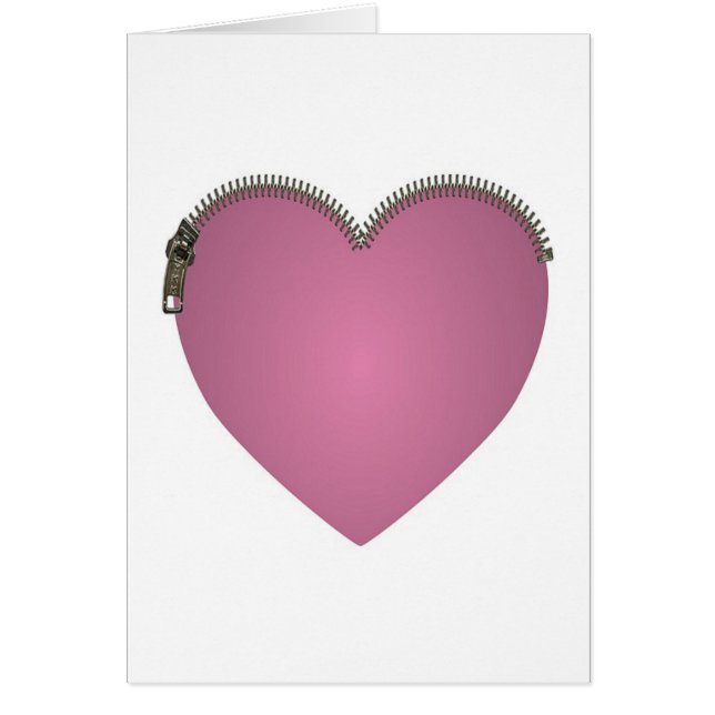 Pink Zipped Heart (Front)