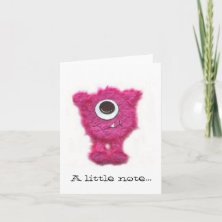 Pink Zippy Note Card