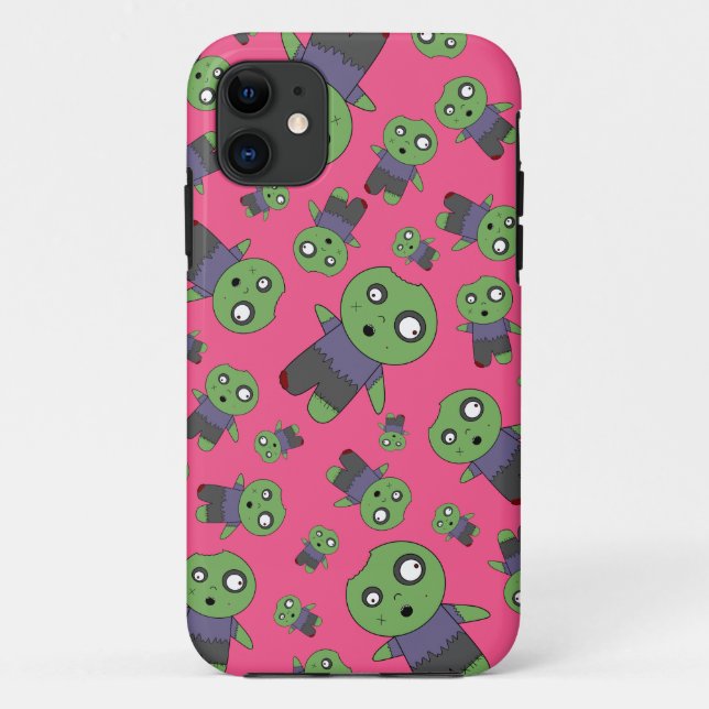 Pink zombies Case-Mate iPhone case (Back)
