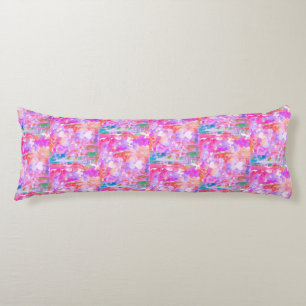 Pinkalicious Abstract Heart Design Body Pillow