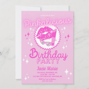 Pinkalicious Birthday Party Invitation
