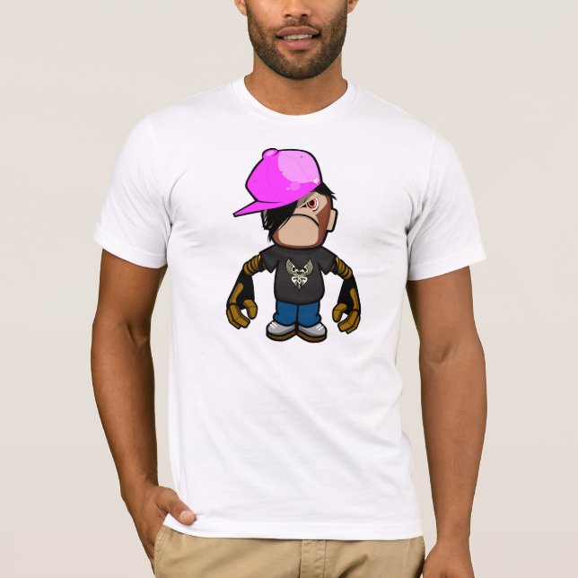 Pinkapple boy in monkey costume (robotic version) T-Shirt (Front)