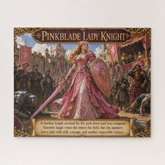 Pinkblade Lady Knight Fantasy Jigsaw Puzzle