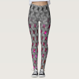 Pinked image up grey plates or rectangular shapes leggings
