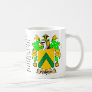Pinkerton, the Origin, the Meaning and the Crest Coffee Mug