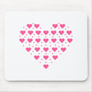 Pinkes Herz Mouse Mat
