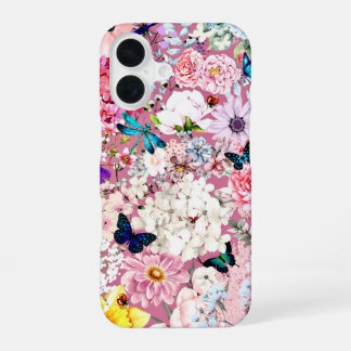 PinkFlower Abundance  iPhone 16 Case