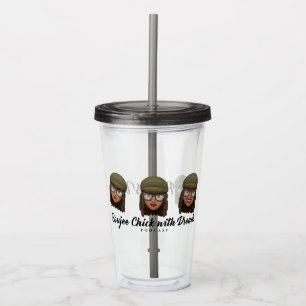 Pinkies Up Moji Acrylic Tumbler