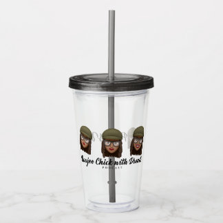 Pinkies Up Moji Acrylic Tumbler