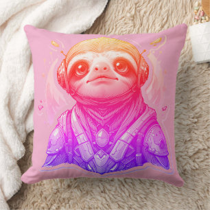 Pinkish Gleams, Cool Streams 51 x51 Cushion