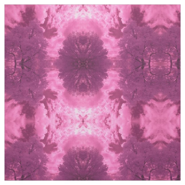 Pinkish Hues Infrared Cloud Fabric (Swatch)