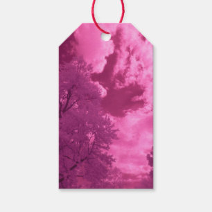 Pinkish Hues Infrared Cloud Gift Tags