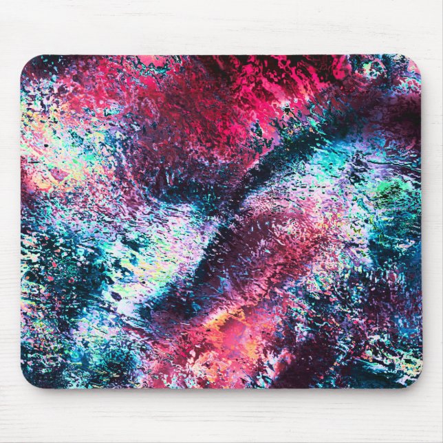 Pinkish splash increase that look like rock crater mouse mat (Front)