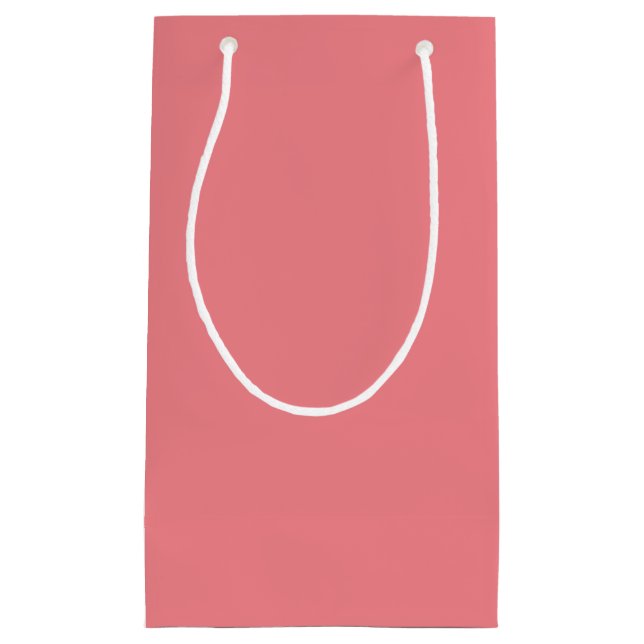 Pinkish Tan,Rose,Ruddy Pink, Small Gift Bag (Front)