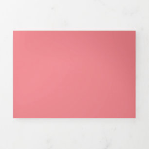 Pinkish Tan,Rose,Ruddy Pink, Tri-Fold Card