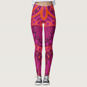 Pinkoinko - Feathered Paisley Leggings