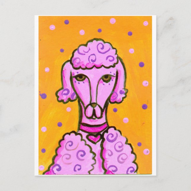 PinkPoodle Postcard (Front)