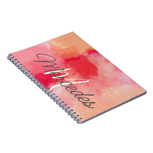 Pinks and Reds Tie Dye iPad Smart Cover Notebook