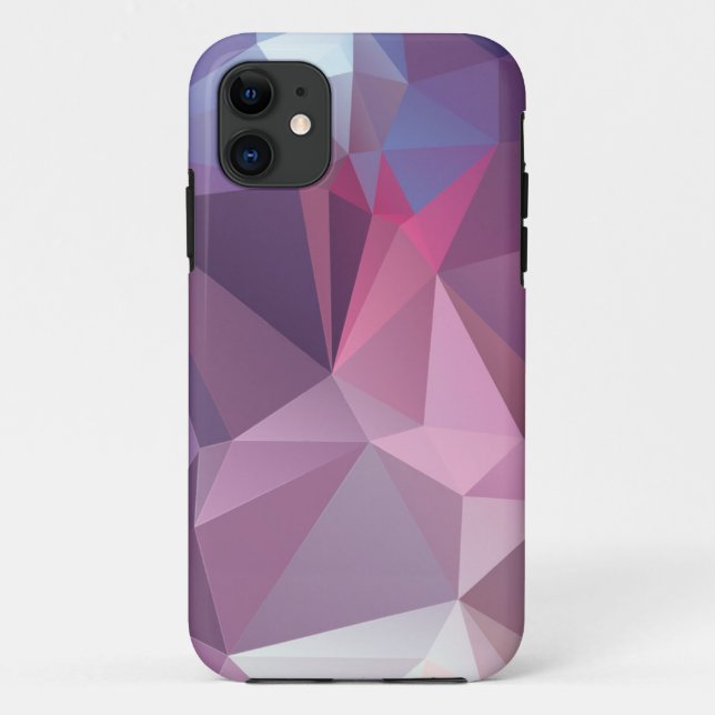 Pinks Blues Abstract Pyramid Pattern Art Case-Mate Case-Mate iPhone Case (Back)