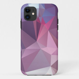 Pinks Blues Abstract Pyramid Pattern Art Case-Mate iPhone 11 Case