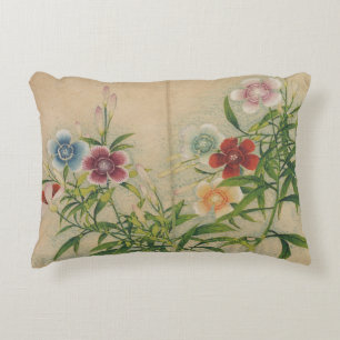 Pinks by Zhang Ruoai Decorative Cushion