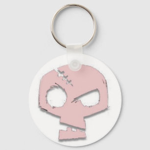 PINKSKULL KEY RING