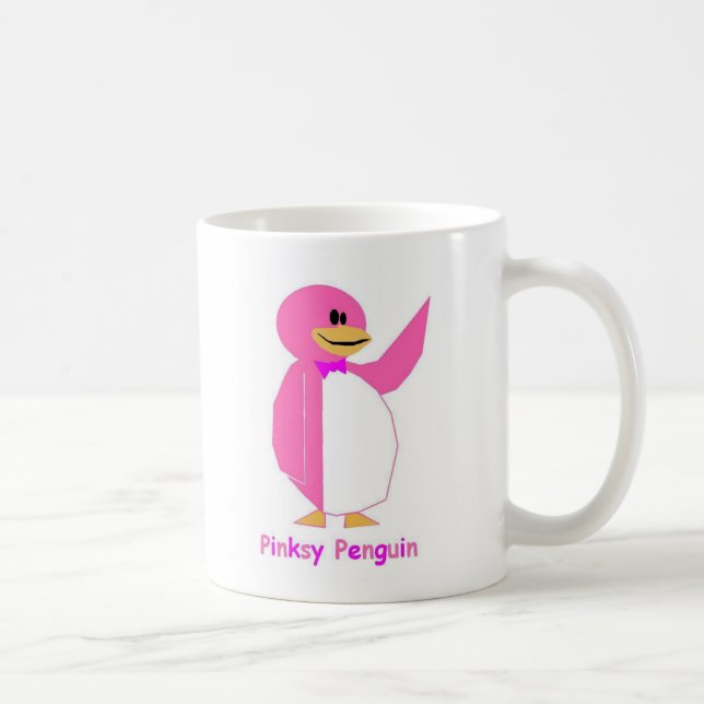 Pinksy Penguin Mug (Right)