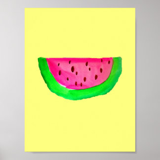PinkWatermelon Pop Art painting poster