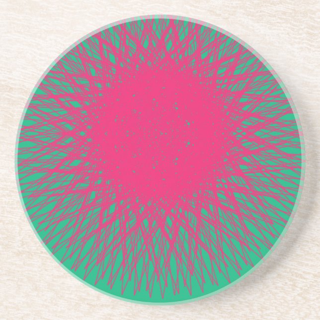 pinky abstract coaster (Front)