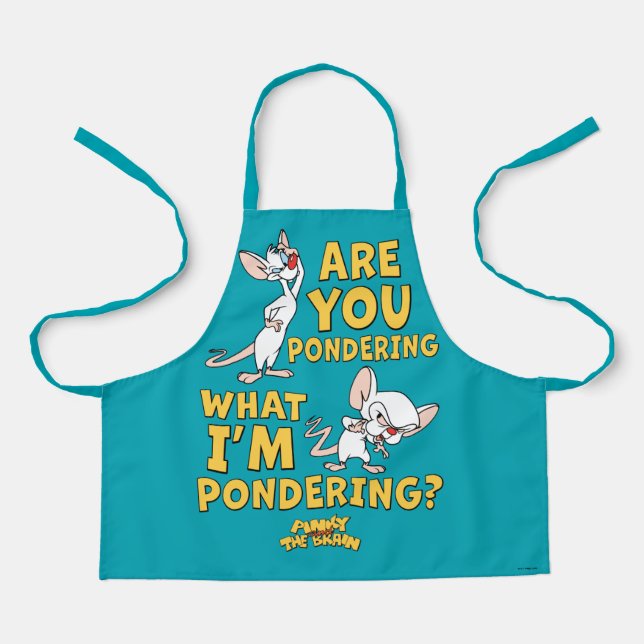 Pinky and the Brain | Are You Pondering? Apron (Front)