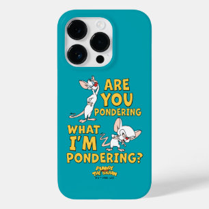 Pinky and the Brain   Are You Pondering? Case-Mate iPhone 14 Pro Case