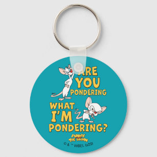 Pinky and the Brain   Are You Pondering? Key Ring