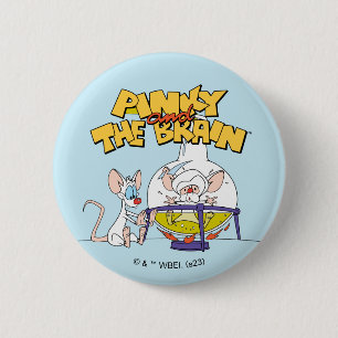 Pinky and the Brain   Laboratory Science 6 Cm Round Badge