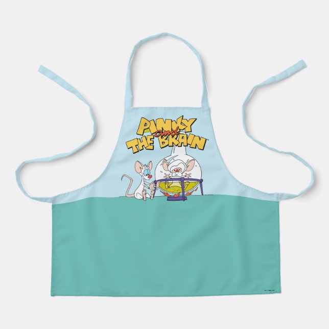 Pinky and the Brain | Laboratory Science Apron (Front)