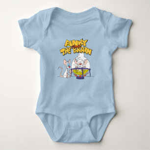 Pinky and the Brain Laboratory Science Baby Bodysuit