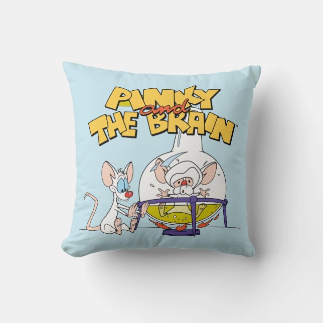 Pinky and the Brain | Laboratory Science Cushion (Front)