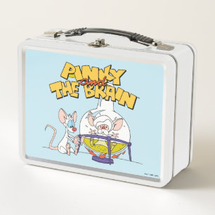 Pinky and the Brain Laboratory Science Metal Lunch Box