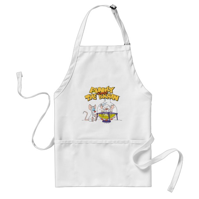 Pinky and the Brain | Laboratory Science Standard Apron (Front)