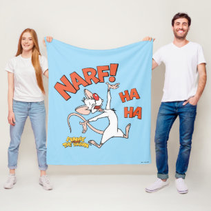 Pinky and the Brain   Pinky "Narf!" Fleece Blanket
